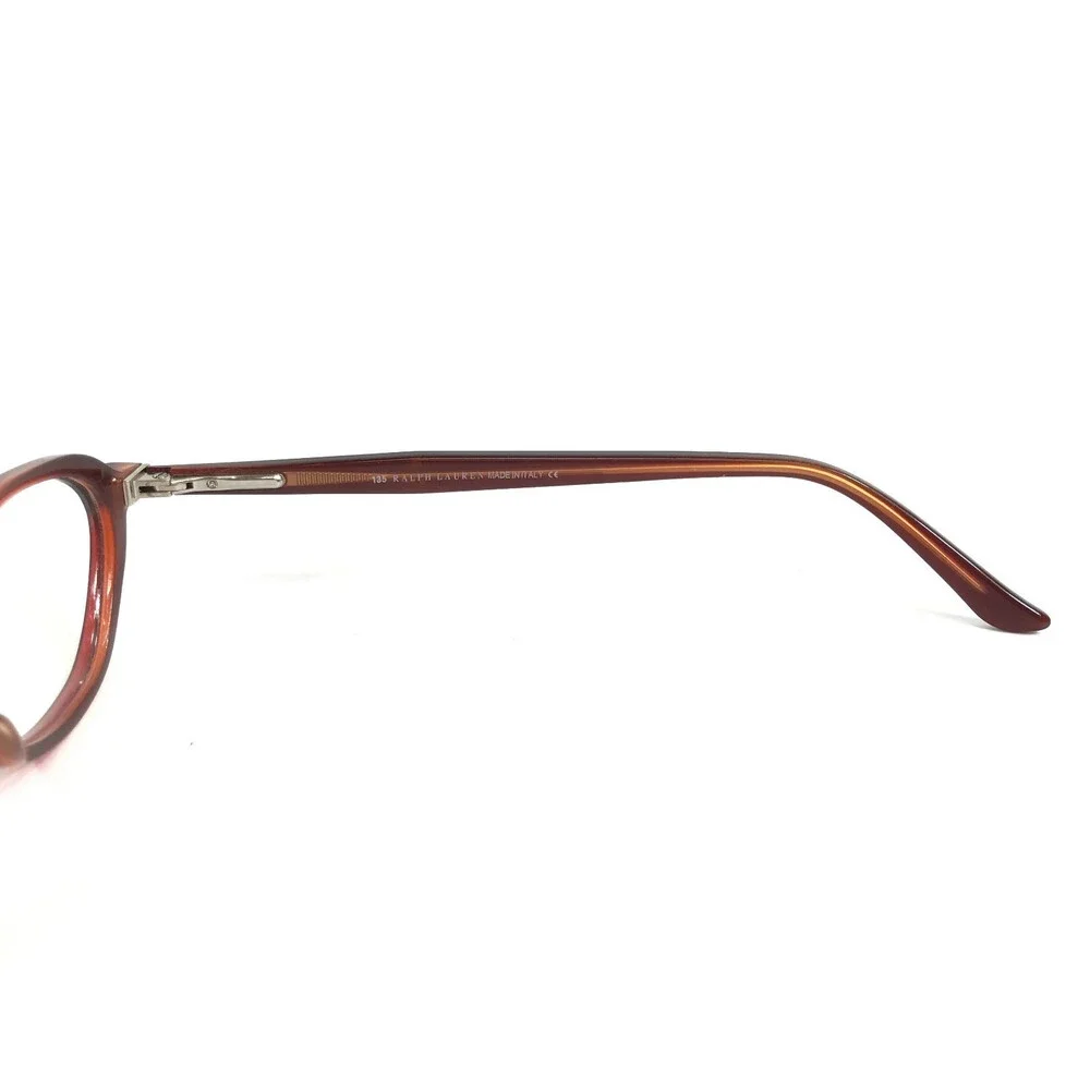 Vintage Ralph Lauren Eyeglasses Frames RL1338 Y62 Brown Red Oval 48-13-135